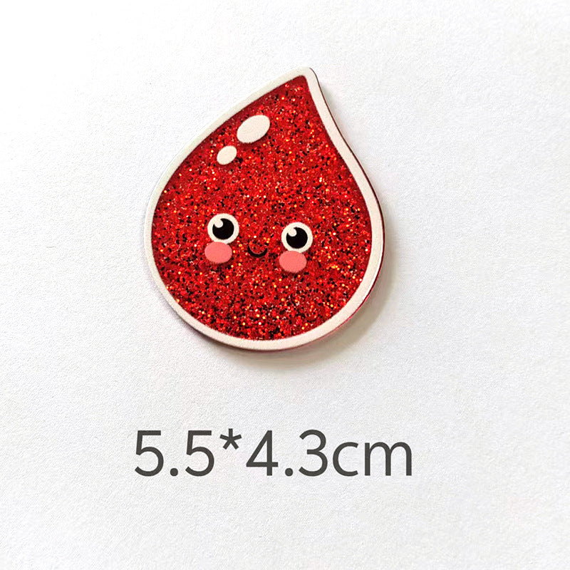 Wholesale 10pcs Cartoon Medical Nurse Acrylic Flatback