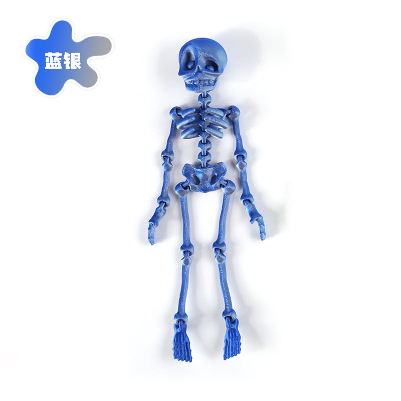 Wholesale  printable skeleton toy with magnetic joints movable