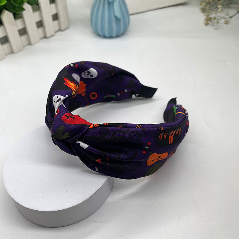 Wholesale  funny knotted satin headband