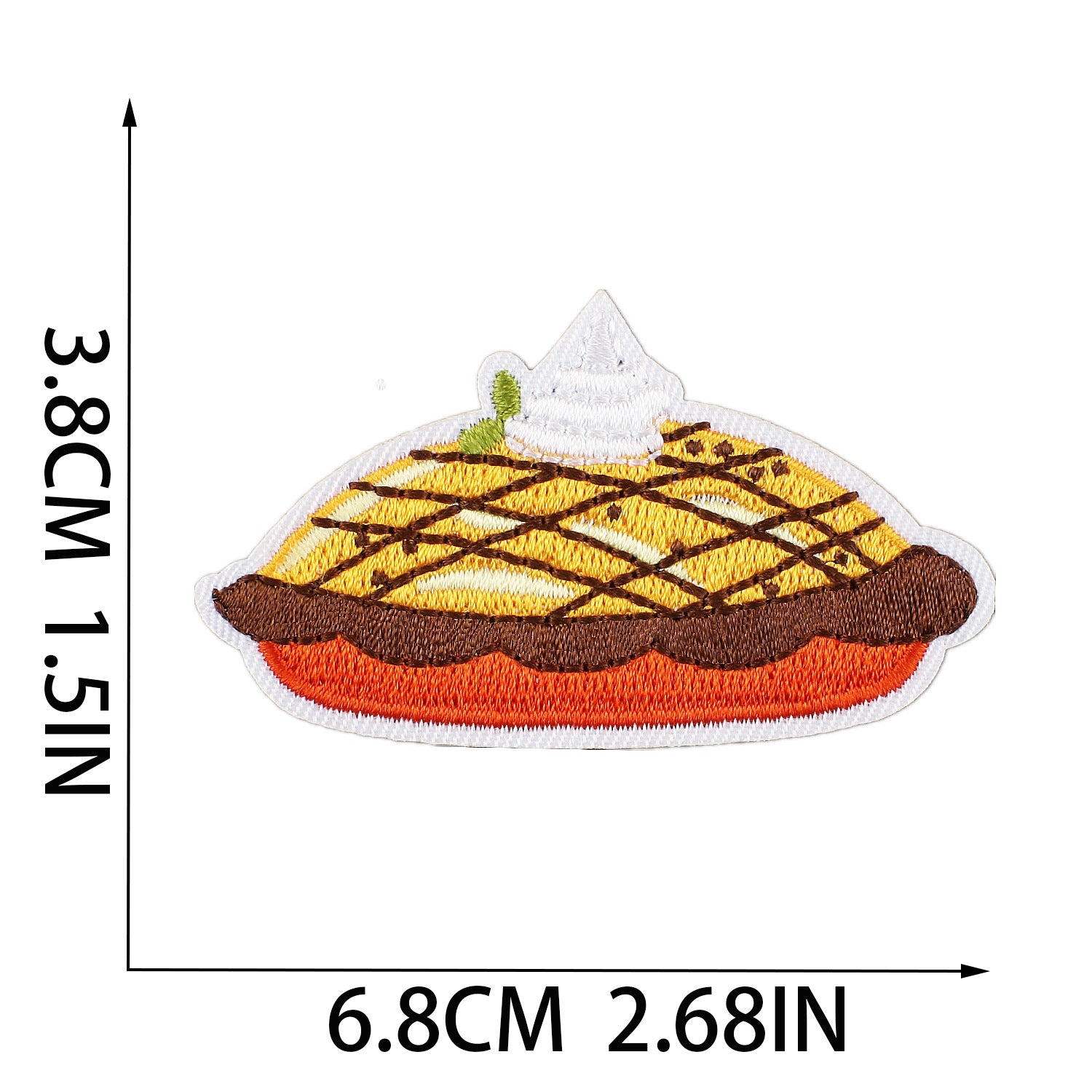 Wholesale Embroidered Patches Thanksgiving Theme Pumpkin Maple Leaf Corn Polyester Thread DIY Clothing Decorative Craft Supply