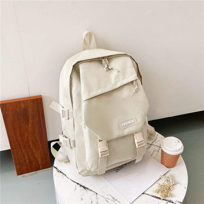 Wholesale Simple Solid Color Oxford Cloth Backpack
