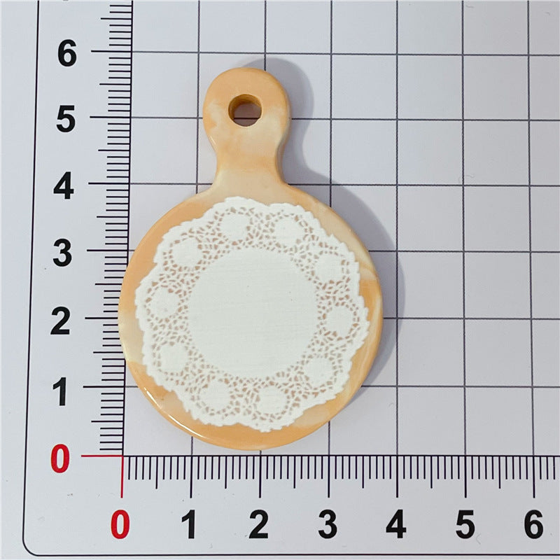 Wholesale Miniature placemats, pizza pans  trays  bread ornaments Doll Accessories