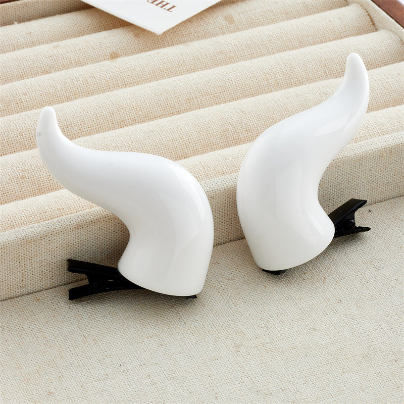 Wholesale  devil horns cute anime headdress edge clip