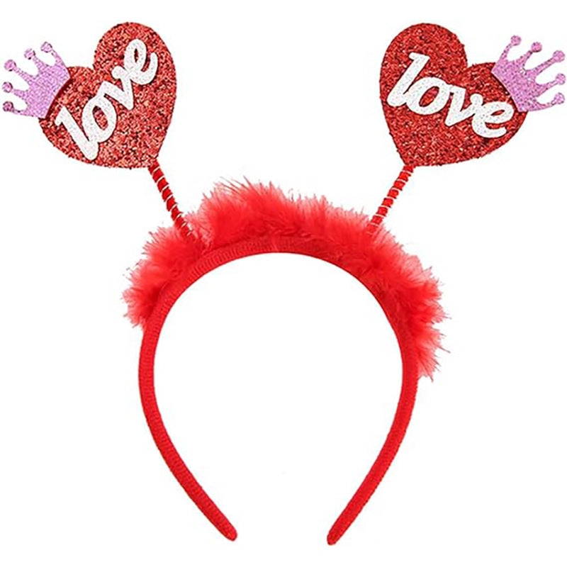 Wholesale Valentine's Day headband single party dress up headband wedding ball photo props