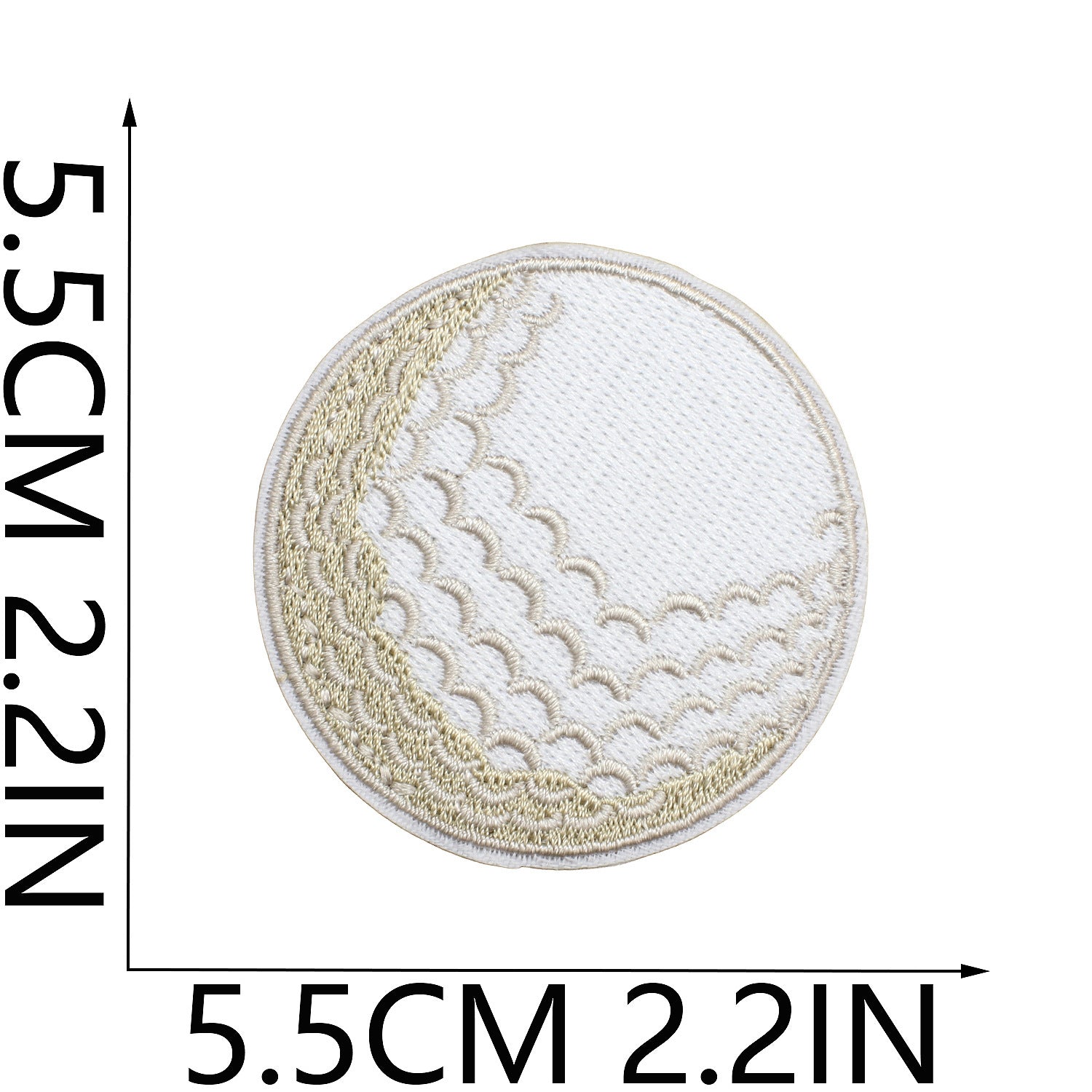 Wholesale Chic Golf Club Embroidered Patch Polyester Clothing Decorative Accent Casual Everyday Use