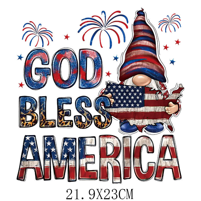 Wholesale Independence Day Hot Stamping StickerUV DTF Ready to Press Transfers Wraps