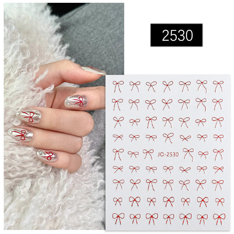 Wholesale Explosive Bow Nail Art Sticker