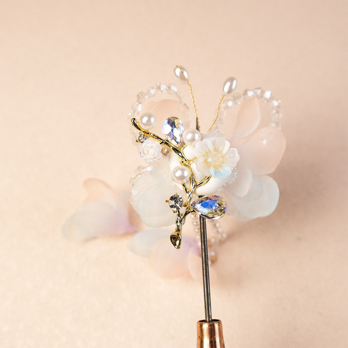 Wholesale Fairy Gas Bow Yarn Fringe Heavy Industry Nepal Wear Pen Handmade Mobile Phone Chain Bag Hanging Beads