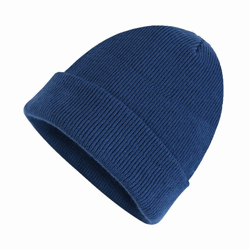 Wholesale Spot Wholesale Knitted Hats Winter Warm Solid Color Thickened Beanie