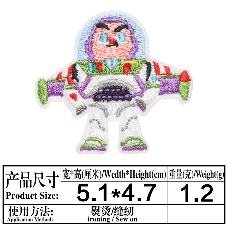 Wholesale cartoon cloth stickers cute DIY patch OLY Exclusive