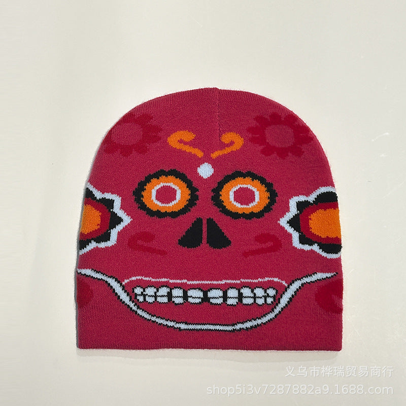 Wholesale Mexican Skeleton Hair Hat Knitted Hat