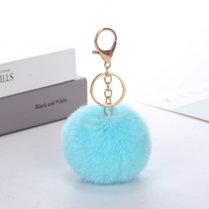 Wholesale Imitation rabbit fur ball keychain