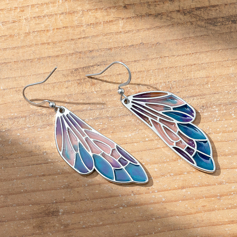 Wholesale Gorgeous Butterfly Wings Earrings
