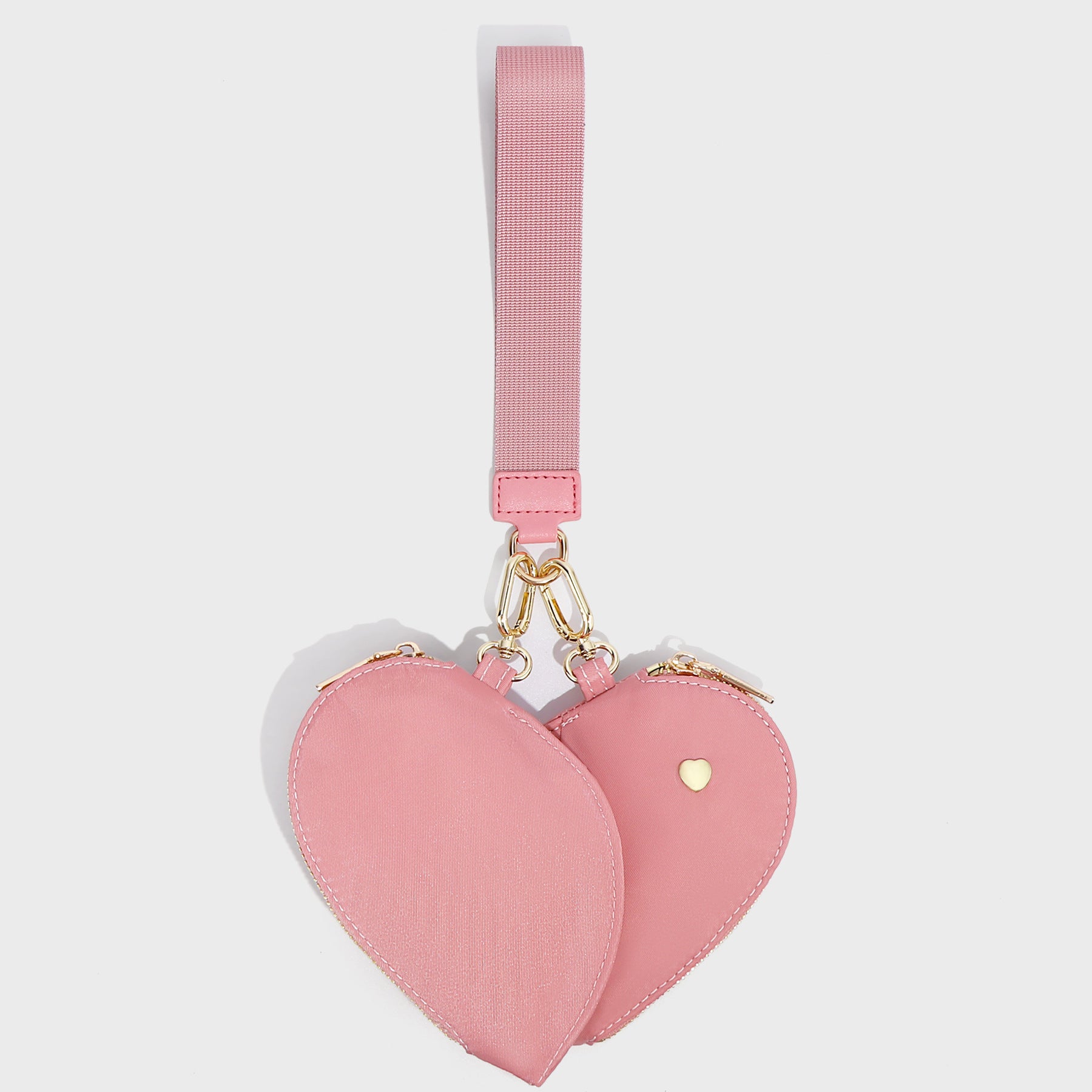 Wholesale Love wrist bag stitching two in one bank card coin purse