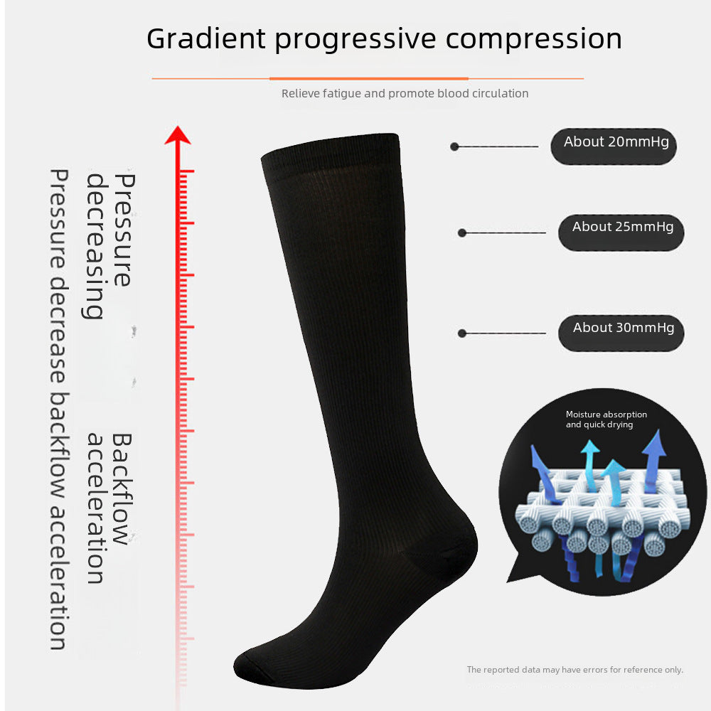 Wholesale 10pcs Valentine's Day Compression Socks Mid-calf Sports Pressure Slimming Beauty Leg Medical Auxiliary Elastic Socks