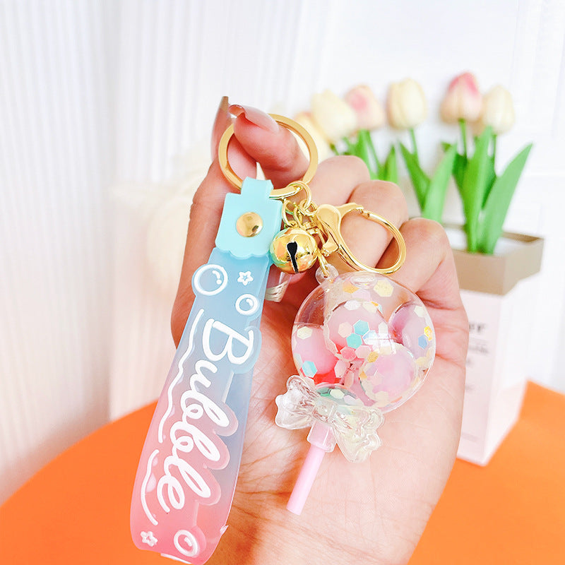 Wholesale Bubble Beads Acrylic Keychains
