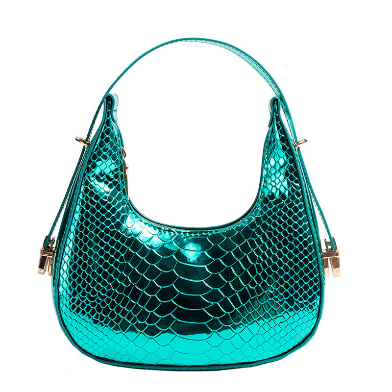 Wholesale PU Crocodile Pattern Single Shoulder Handbags