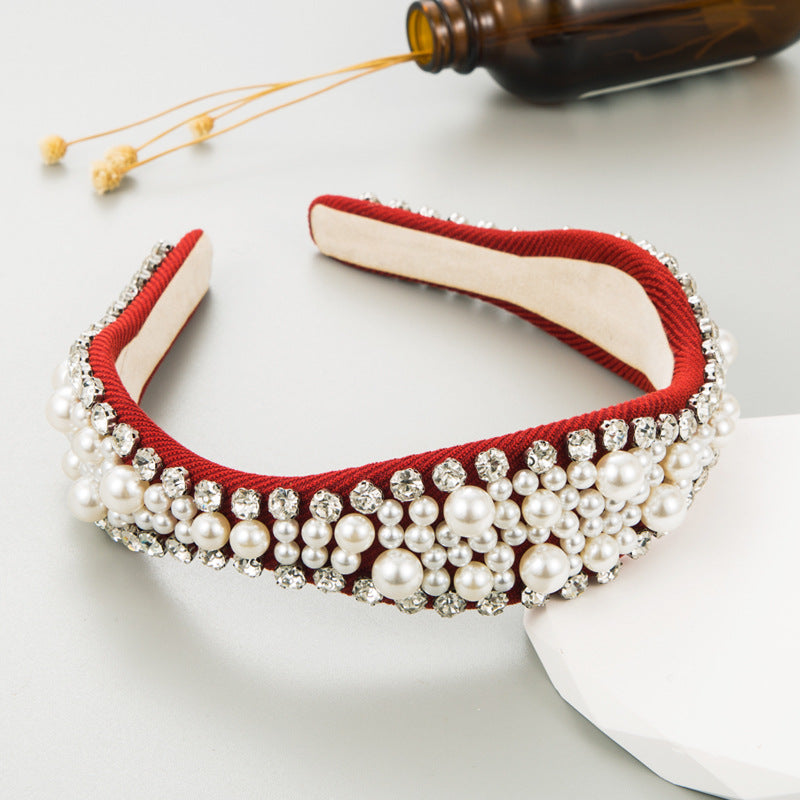 Wholesale pearl and rhinestone headbands