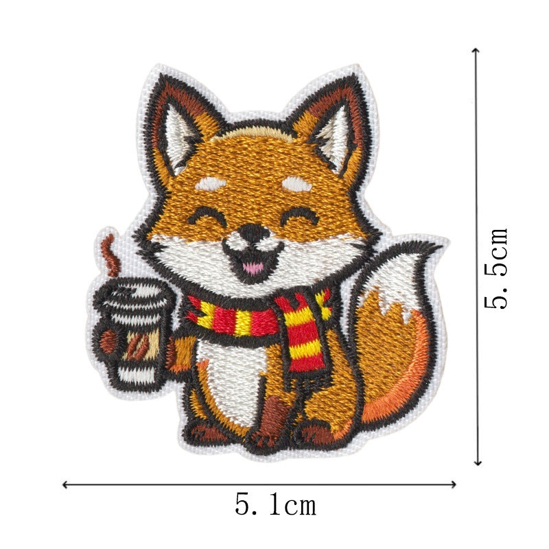 Wholesale Cute Forest Animal Embroidery Patches Set Of 9 Iron On DIY Decorative Accent For Kids Clothing Repair Backpack Hat Decor