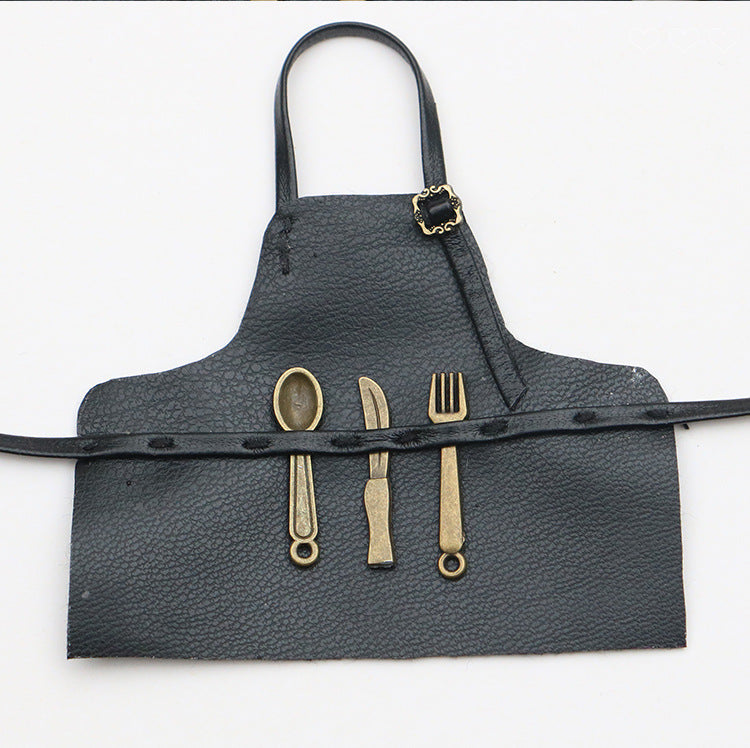 Wholesale 10cm Doll Ob11 Work Apron 17Cm Doll Decoration