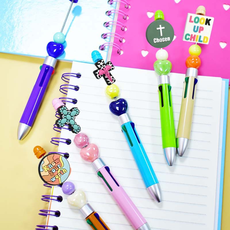 Wholesale Random100pcs Cartoon Soft Rubber Beads Focus Beads