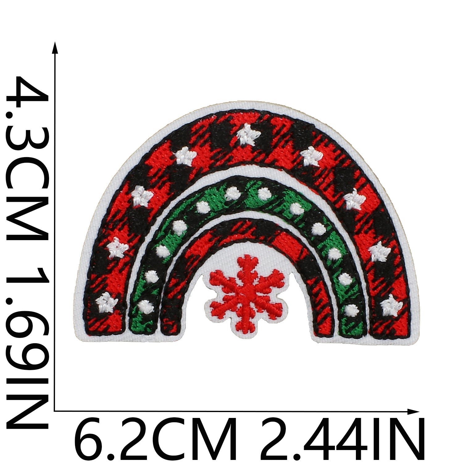 Wholesale Cartoon Christmas Embroidery Patches Festive Tree Snowman Designs Polyester Thread Decorative Accent For Clothing Bags DIY Projects
