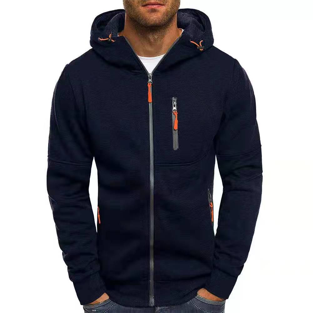 Wholesale Outdoor Casual Hoodie Plus Velvet Autumn Men's Jacket Sweatshirt