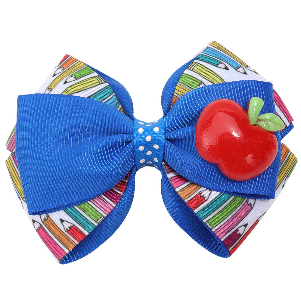 Wholesale 10pcs Cartoon children' s bow hairpin