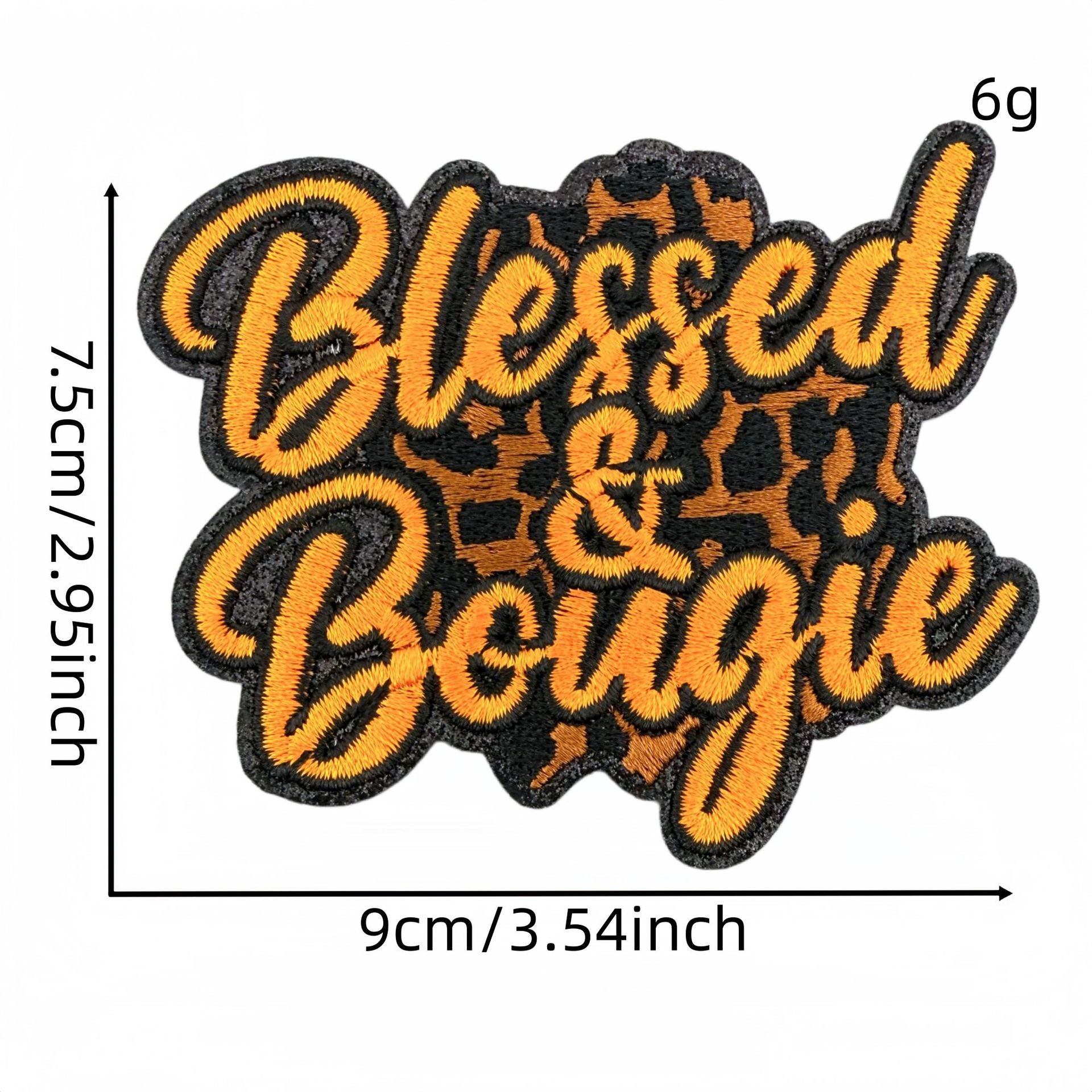 Wholesale Stylish 20 Piece Embroidered Letter Patches Leopard Print Iron On Badges For Clothing Bags DIY Craft Supply