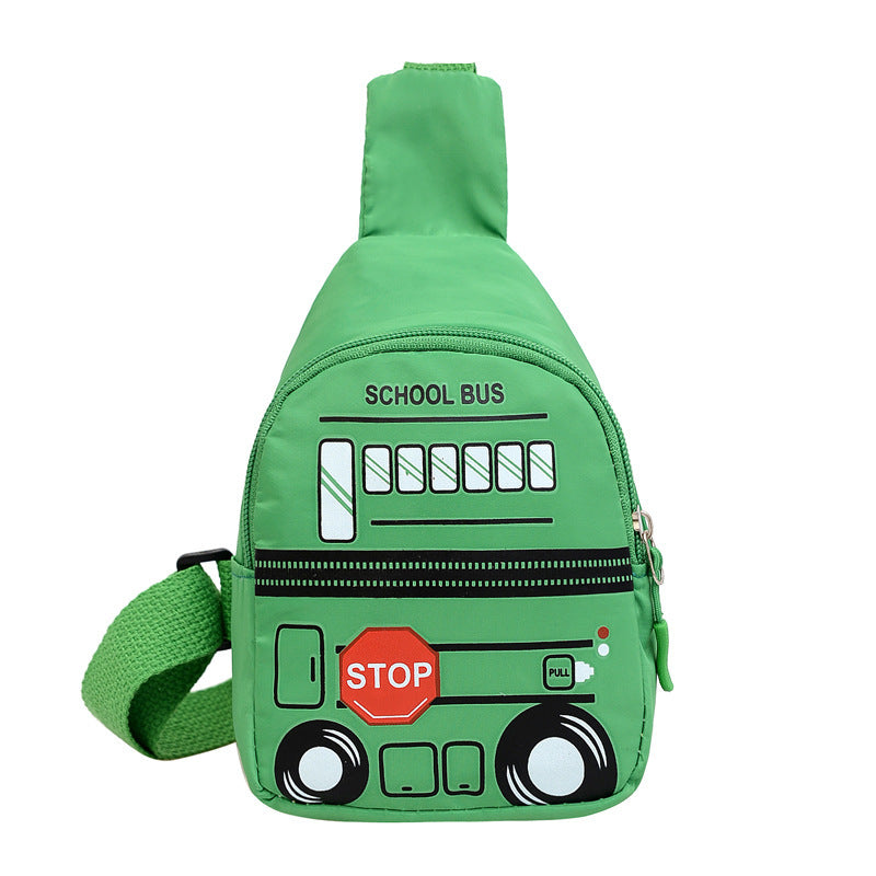 Wholesale Oxford Fabric Car Print Kids Messenger Bag
