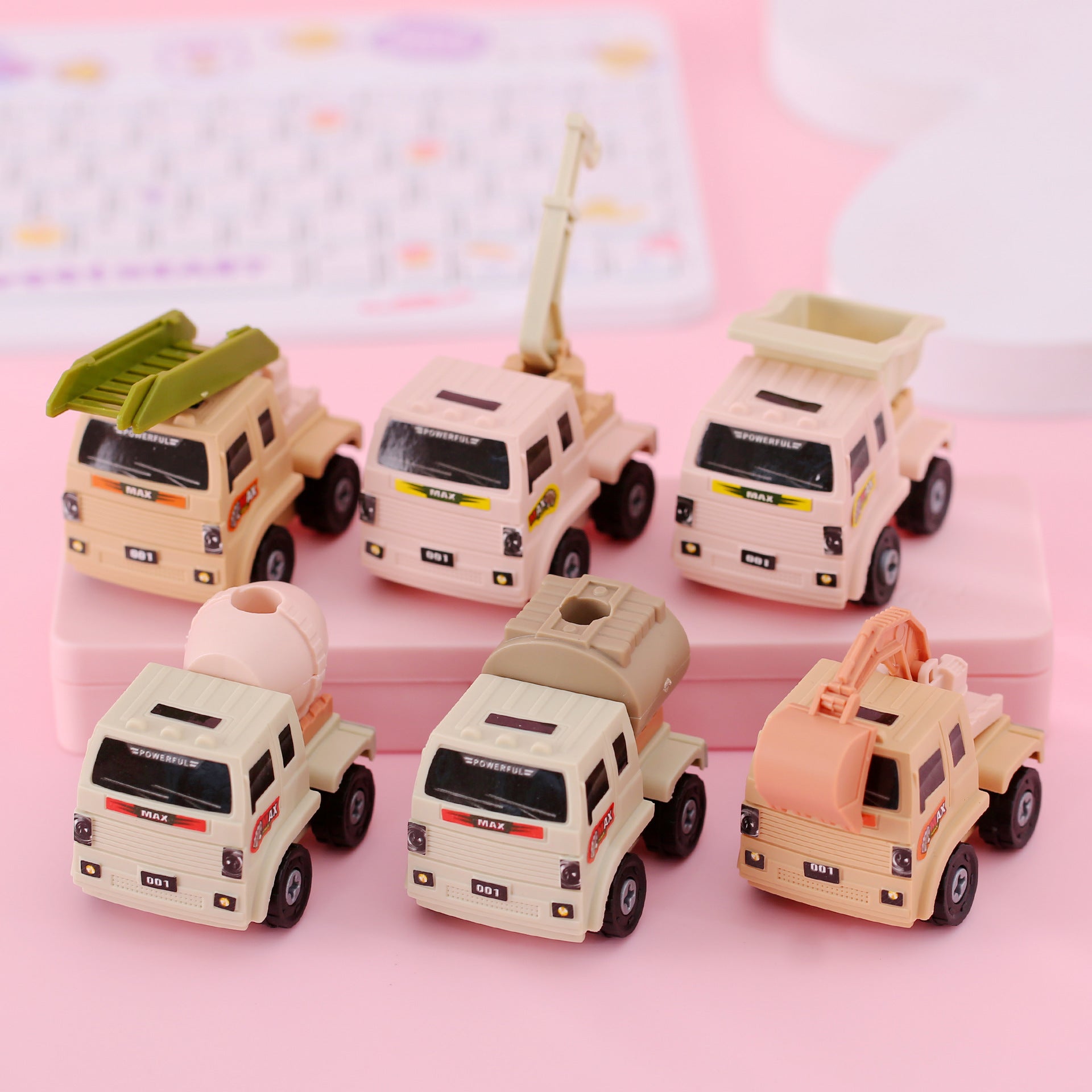 Wholesale ABS Assembled Small Car Toys