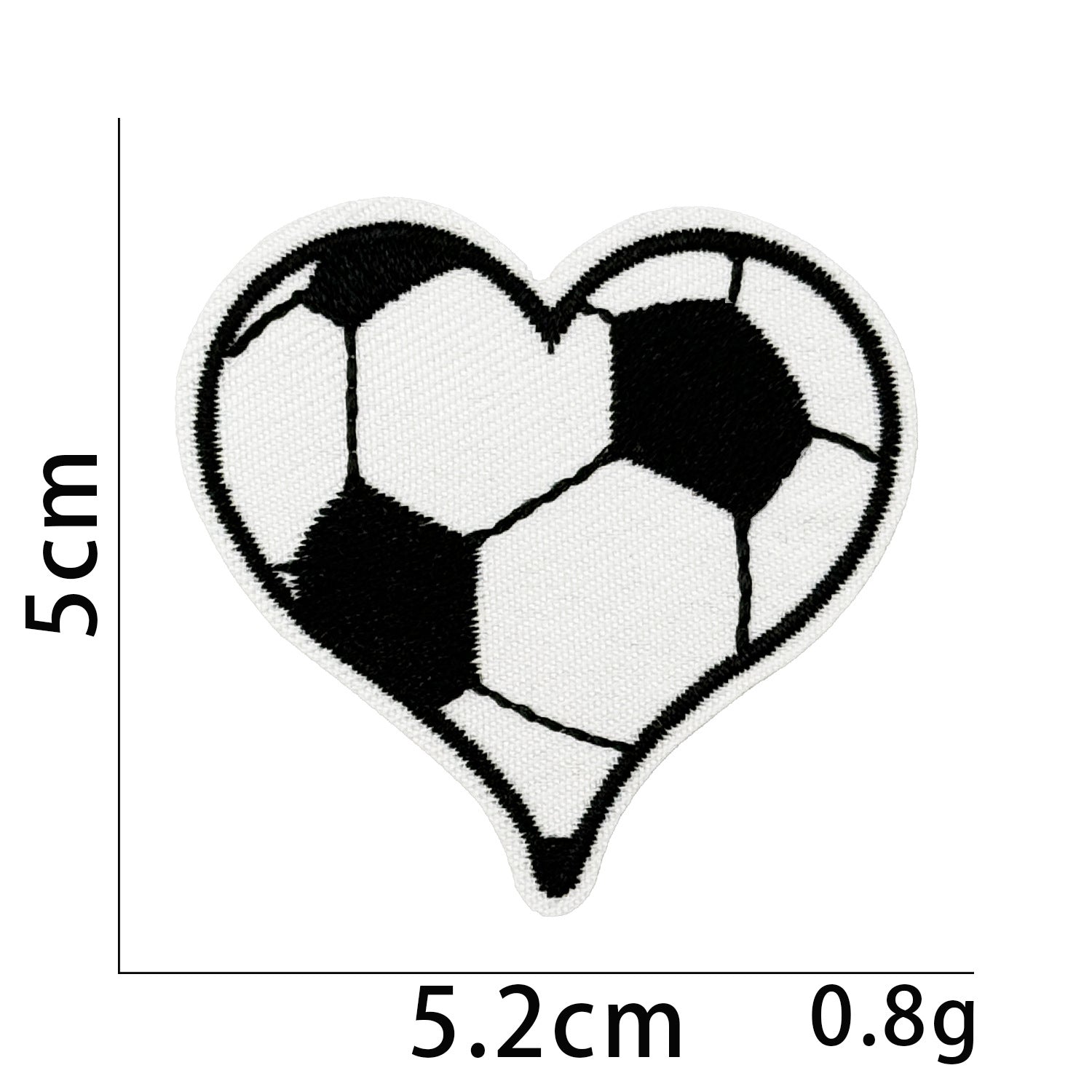 Wholesale 10pcs Sports Football  embroidered patch