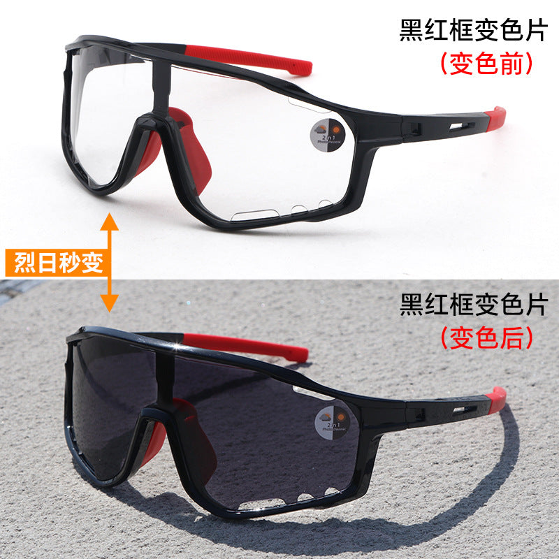 Wholesale Cycling goggles with color changing function to prevent wind, sand and UV rays
