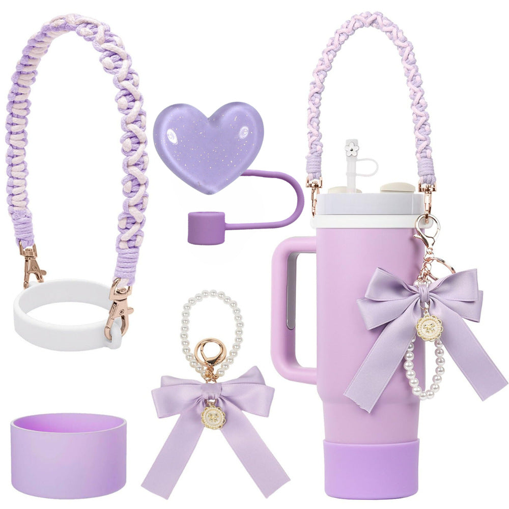 Wholesale  Small  Flower Straw Cap Bow Straw Tube Cap