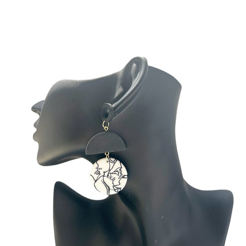 Wholesale of Autumn and Winter Clay Soft Ceramic Earrings