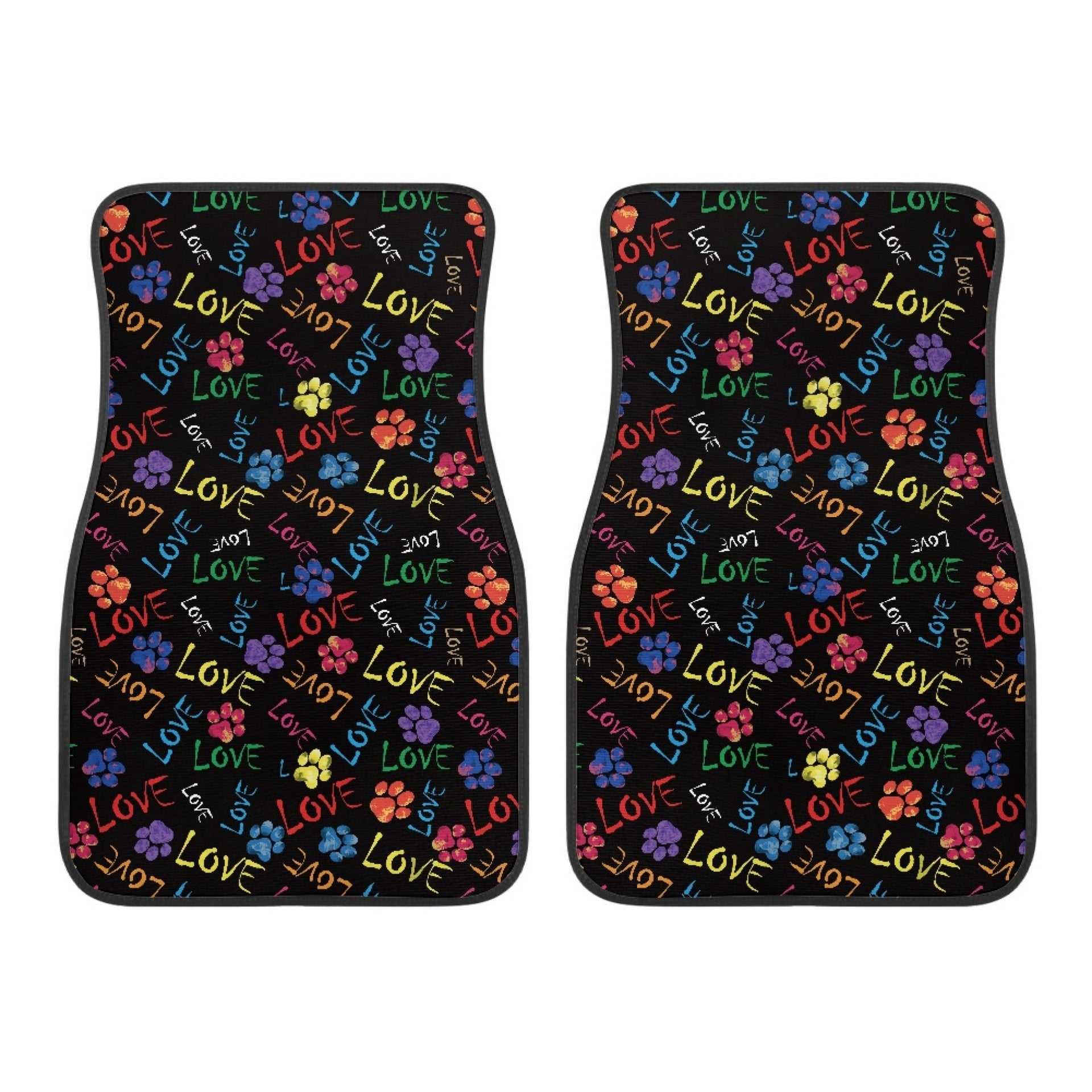 Wholesale Milk Patterned Universal Element Automotive Fabric Floor Mats