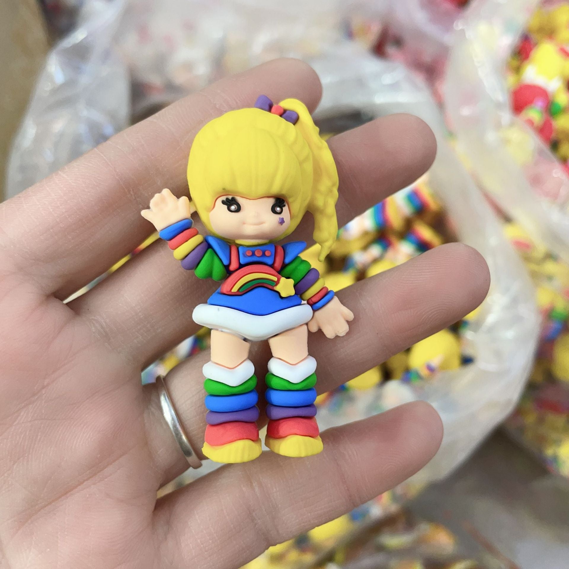 Wholesale Mixed batch live streaming hot selling soft rubber strawberry little girl DIY bead OLY Exclusive
