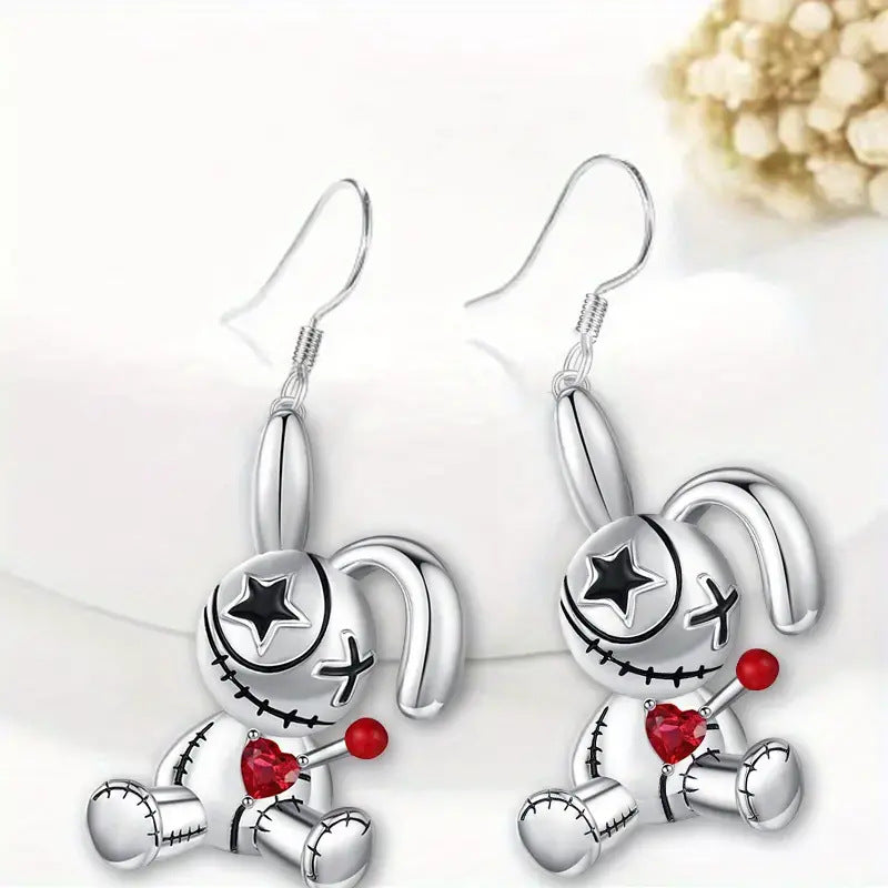 Wholesale Doll Necklace Design Creative Fun Punk Pendant Necklace