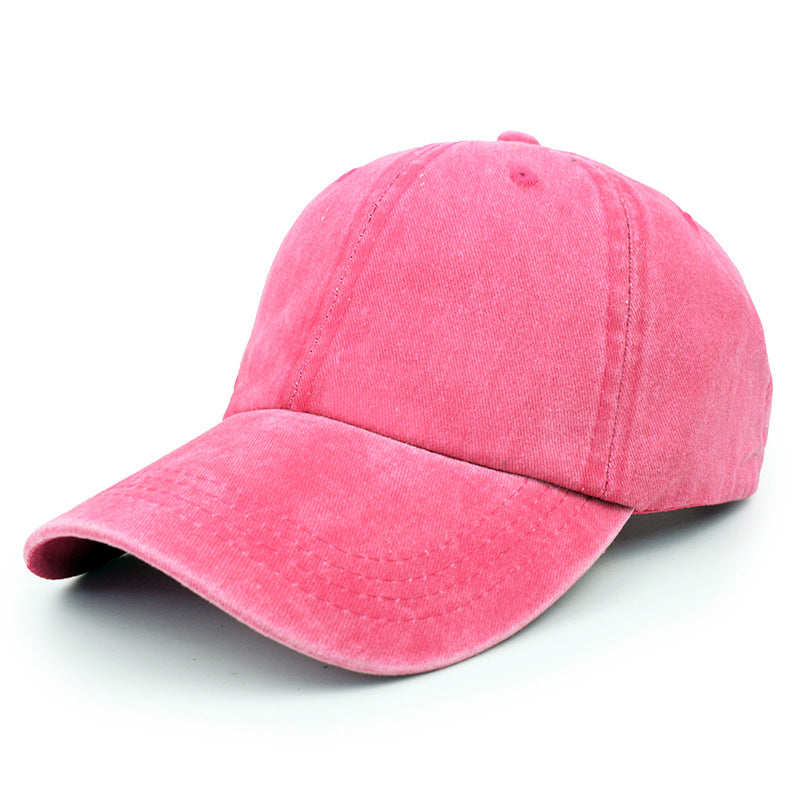 Wholesale Washed Soft Top Cotton Baseball Caps