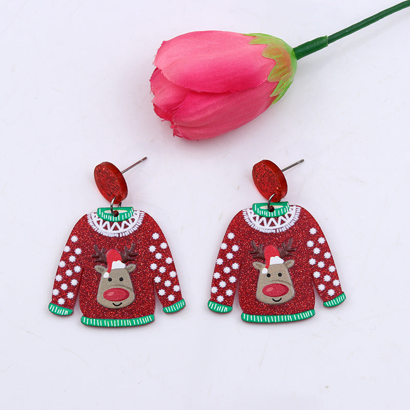 Wholesale Christmas Earrings Studs