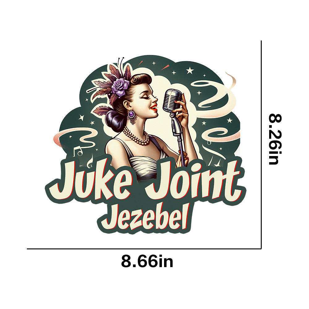 Wholesale 10pcs Retro poster girl UV DTF Ready to Press Transfers Wraps