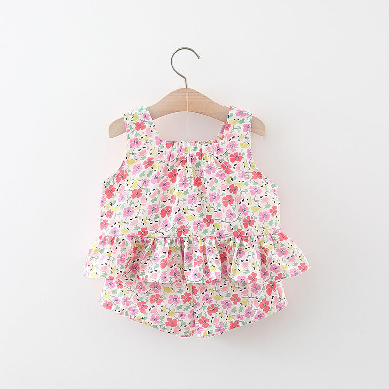 Flores de colores de cuerpo completo al por mayor ropa de bebé