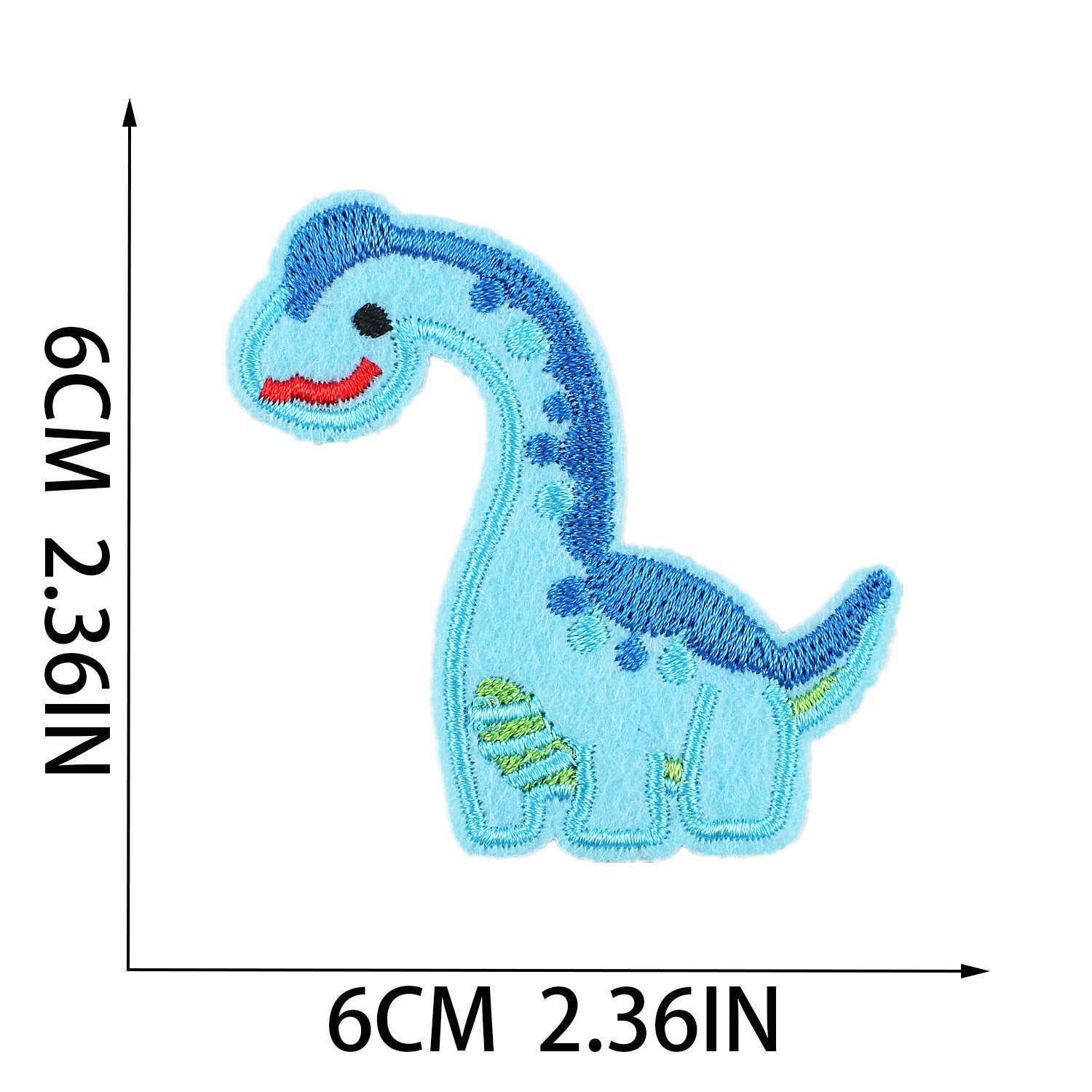 Wholesale Cute Cartoon Dinosaur Embroidery Patch Dino Sew On Applique For Clothing DIY Craft Boutique Resale Gift