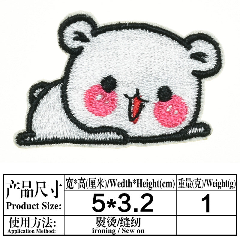 Wholesale Cute Cartoon Bee Embroidered Patch Stylish Decorative Accent For Clothing Hats Towels DIY Craft Supply
