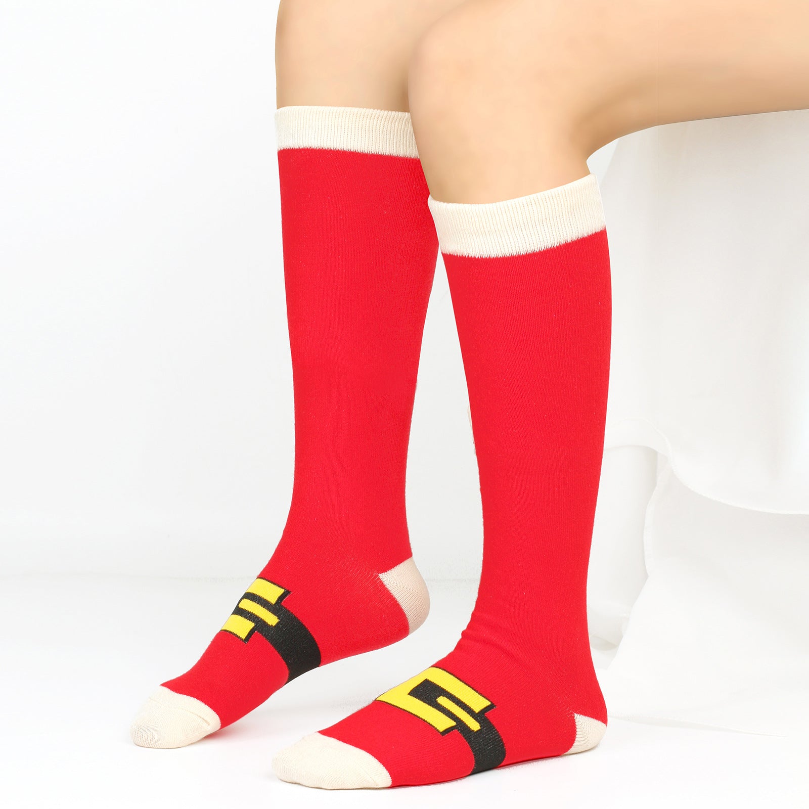 Wholesale Christmas Warm Plush Socks for Big Children