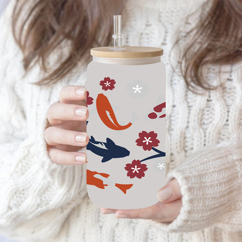 Wholesale Summer Marine Animals Series 16oz Cup UV DTF Wraps