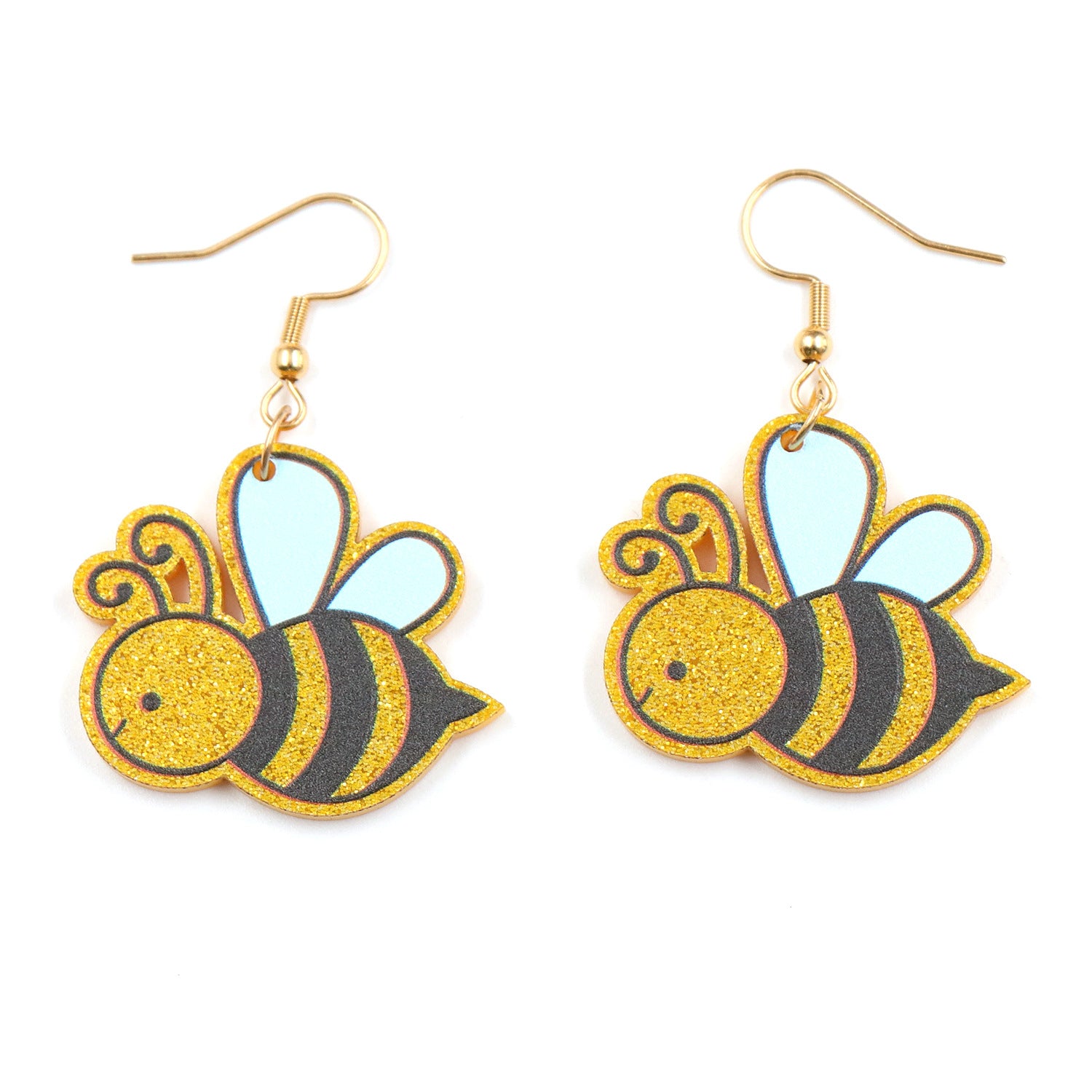 Wholesale Easter Ear Hook Bee Drops Acrylic Earrings