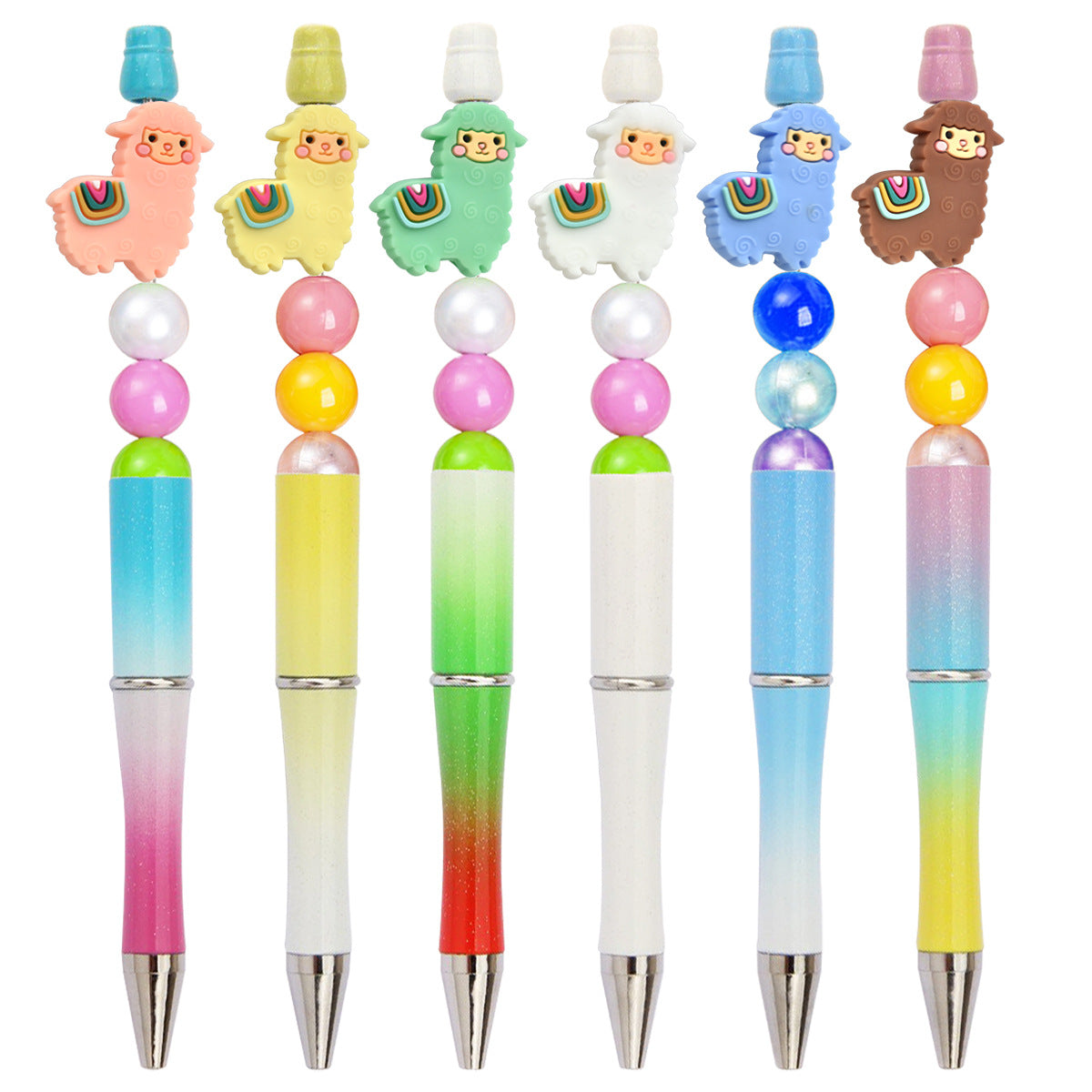 Wholesale Random100pcs/pack  DIY  Product Sheep Cartoon Creative Beaded