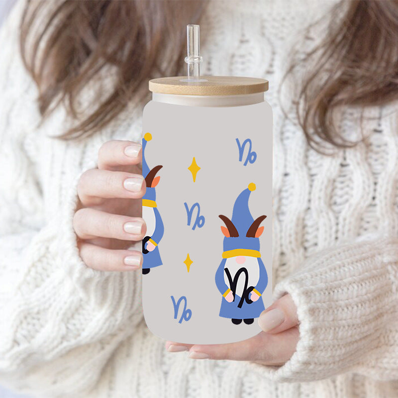 Wholesale Yellow Flower 16oz Cup UV DTF Wraps