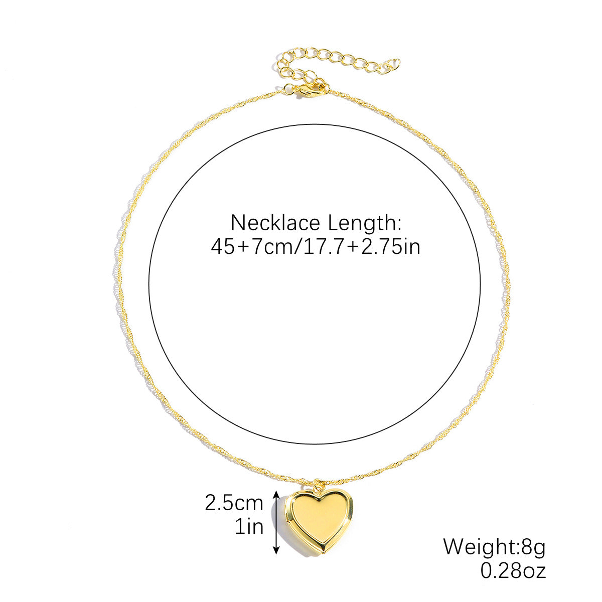 Wholesale Metal hollow heart pattern can open the love box necklace